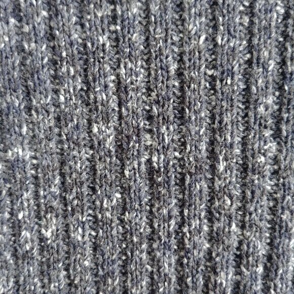 Vintage Pelican Cove mockneck cotton blend ribbed sweater top Large flecked - Picture 8 of 15
